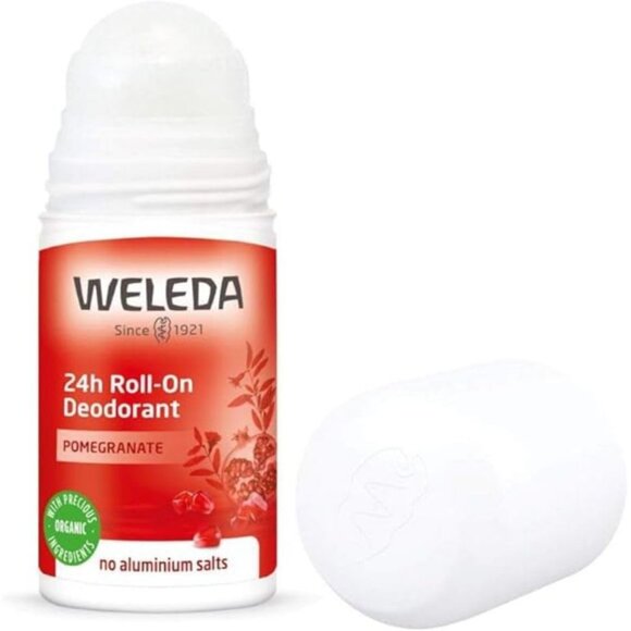 Weleda 24 Hour Roll-On Deodorant, Pomegranate, 1.7 Fluid Ounce (Pack of 2) - Picture 3 of 16